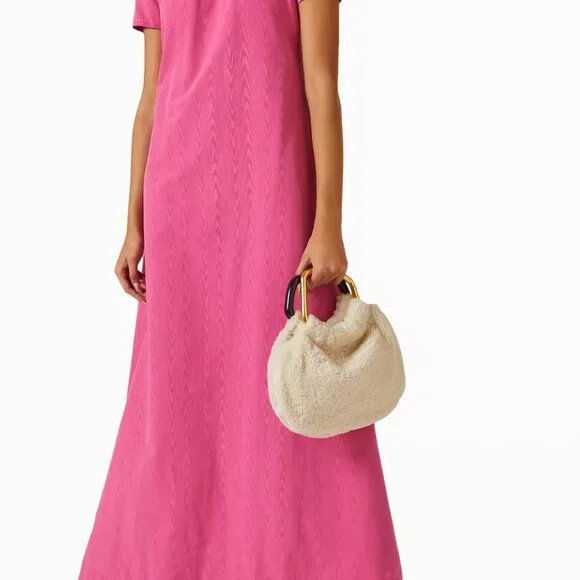 STAUD Camille Shearling Crossbody Bag - Picture 6 of 6